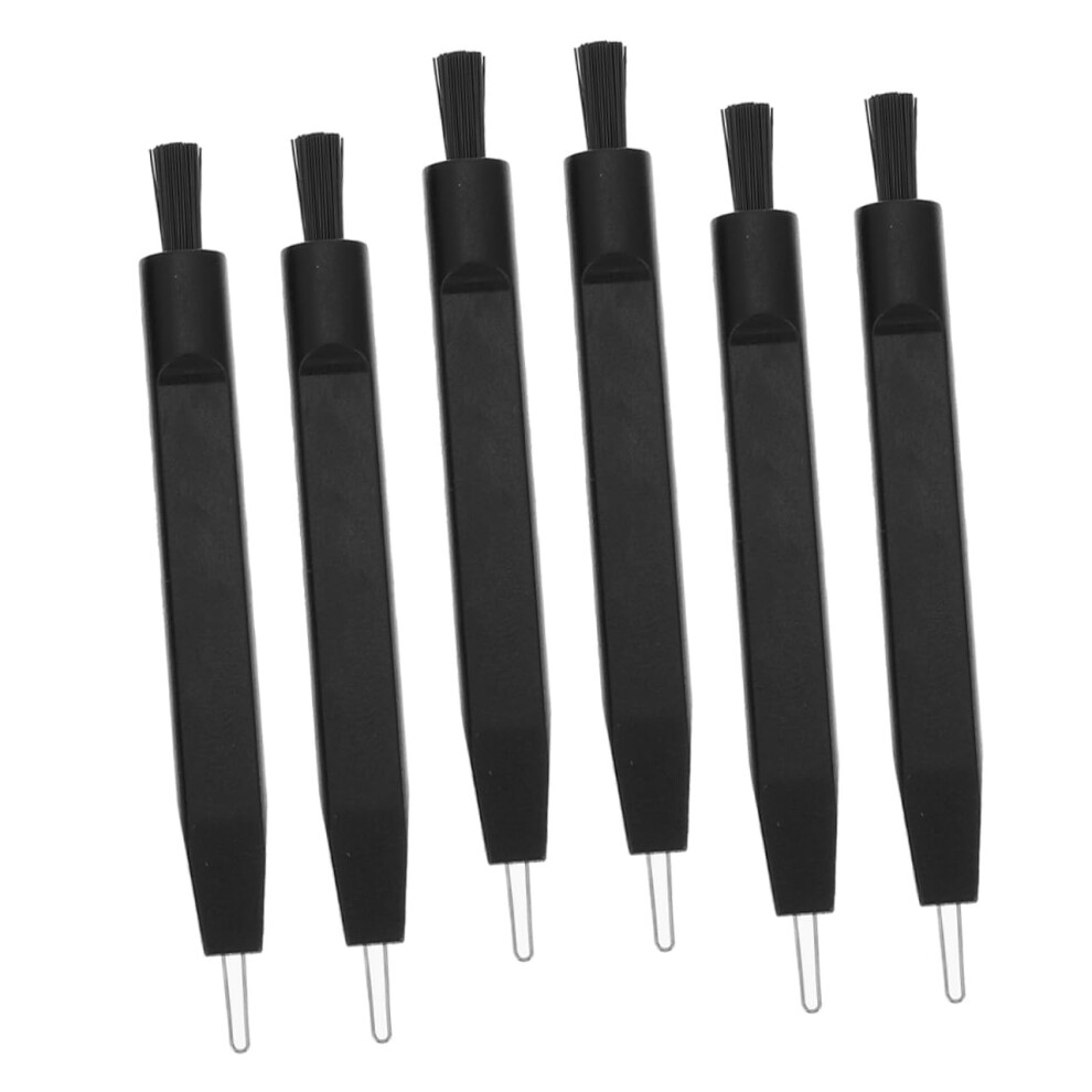 Hearing Aid Cleaning Kit 6pcs with Nylon Brush and Wax Loop for Gentle and Precise Maintenance