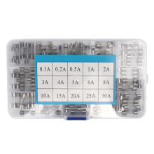 Glas-Fuse-Röhrchen-Set 150 Stück 0,1A‑30A 5x20mm für Sicherheitsschaltkreise