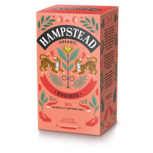 Hampstead Tea Organic Rooibos Naturally Caffeine Free Tea 20 Tea Bags