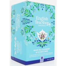 English Tea Shop White Tea Blueberry & Elder Flower - 20 Tea Bag Sachets