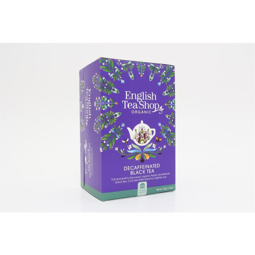 English Tea Shop Decaffeinated Black Tea - 20 Tea Bag Sheets