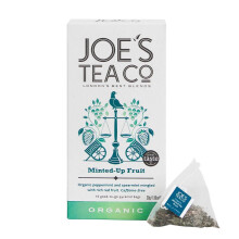 Joes Tea Company Minted-Up Fruit - 15 biodegradable pyramid bags