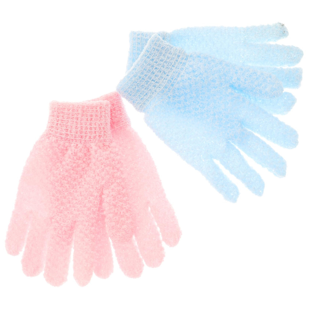 Exfoliating Bath Gloves for Smooth Skin and Dead Skin Removal with Gentle Massage Effect