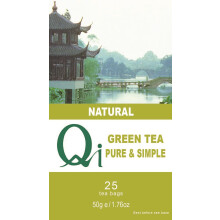 Qi Green Tea Pure and Simple 50g 25 Tea bags