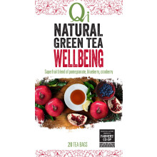 Qi Wellbeing Green Tea 40g 25 Tea bags
