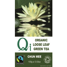 Qi Organic Fairtrade Loose-leaf Chun Mee Tea 100g
