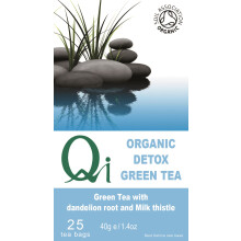 Qi Organic Detox Green Tea 40g 25 Tea bags
