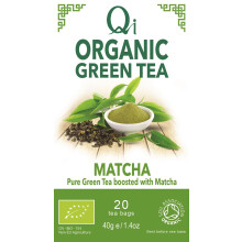 Qi Organic Green Tea & Matcha 40g 20 bags
