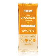 Beketo Wegańska Keto Czekolada Z Olejem Mct 80g - Słoneczna Pomarańcza