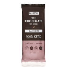 Beketo Wegańska Keto Czekolada Z Olejem Mct 80g - Ciemna Klasyczna