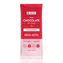 Beketo Wegańska Keto Czekolada Z Olejem Mct 80g - Dzika Malina