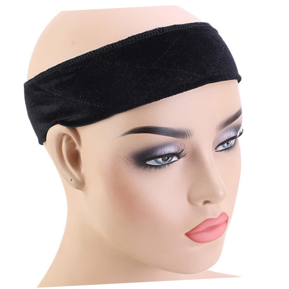 Adjustable Wig Cap and Elastic Headband with Breathable Mesh for Comfortable Wear on All Hair Types