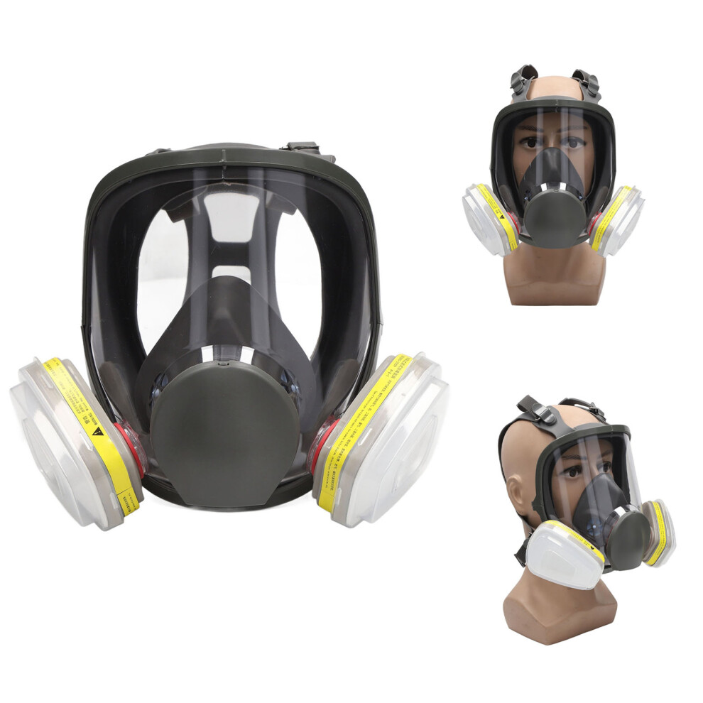 Full Face Respirator With 10 Filter Cotton, Reusable Organic Vapor Protection 9471380747099