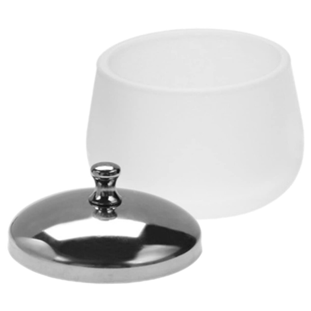 Glass Nail Art Bowl Crystal Manicure Cup with Lid for Acrylic Nails and Nail Salon Use