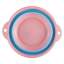 Collapsible Foot Soak Basin with Foldable Design Deep Capacity for Home Spa Pedicure Pink