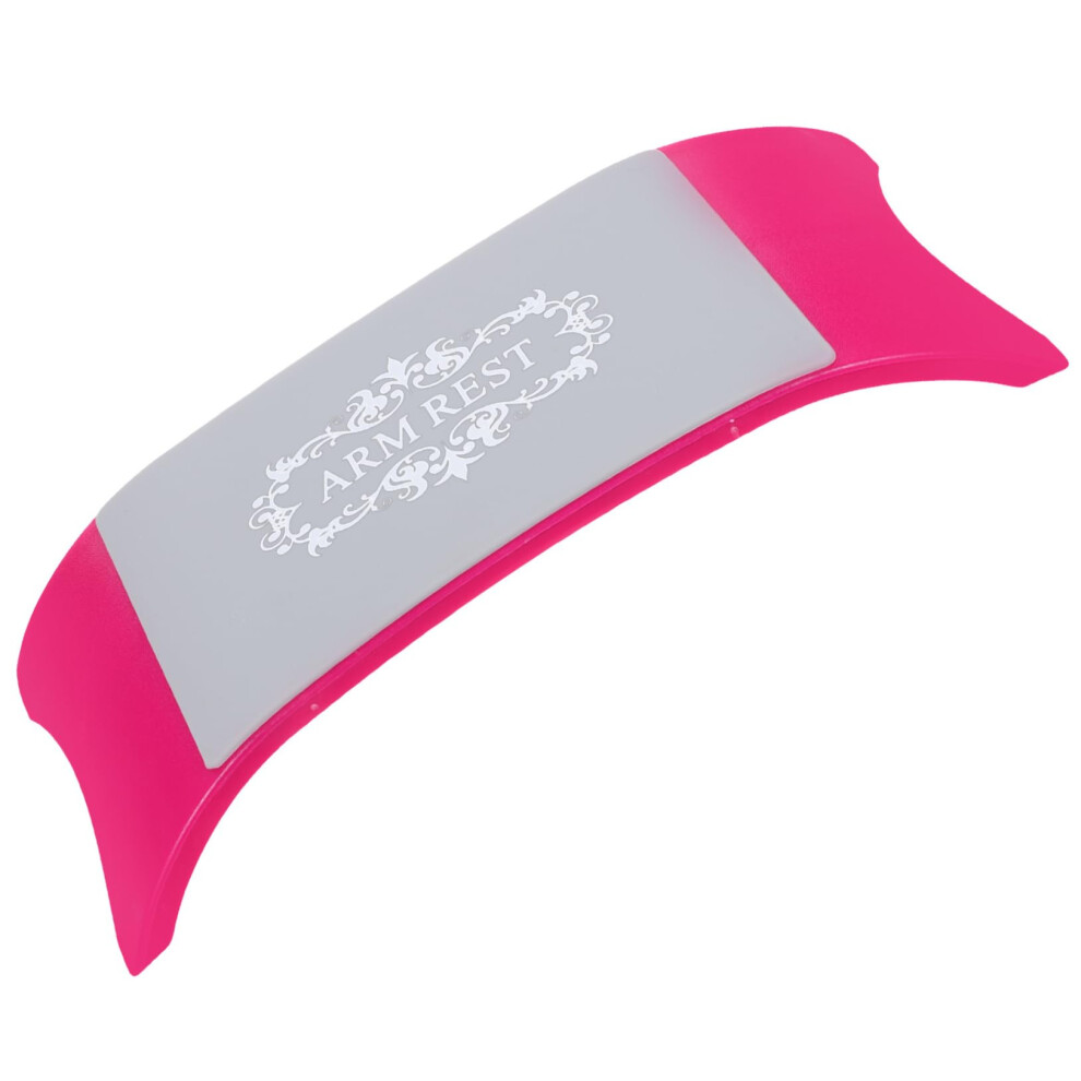 Pink Silicone Nail Arm Rest Pillow Comfortable Nonslip Cushion For Manicure And Nail Salon