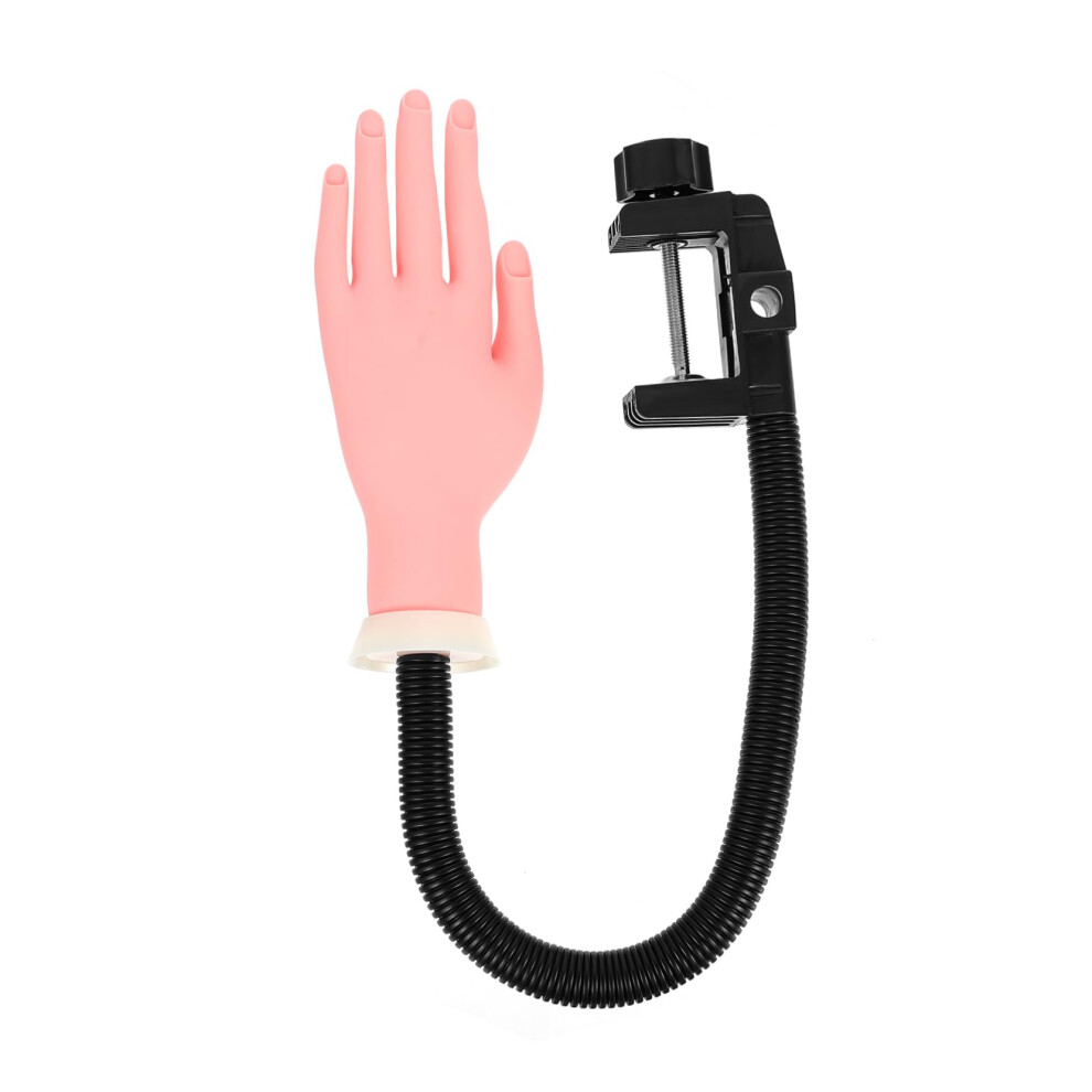 Nail Practice Hand with Removable Tips, Realistic Manicure Training Hand for Acrylic and Gel Nail Art
