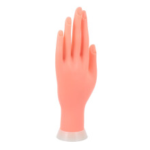 Adjustable Nail Practice Finger with Flexible Positioning Mannequin Hand for Acrylic Nail Training