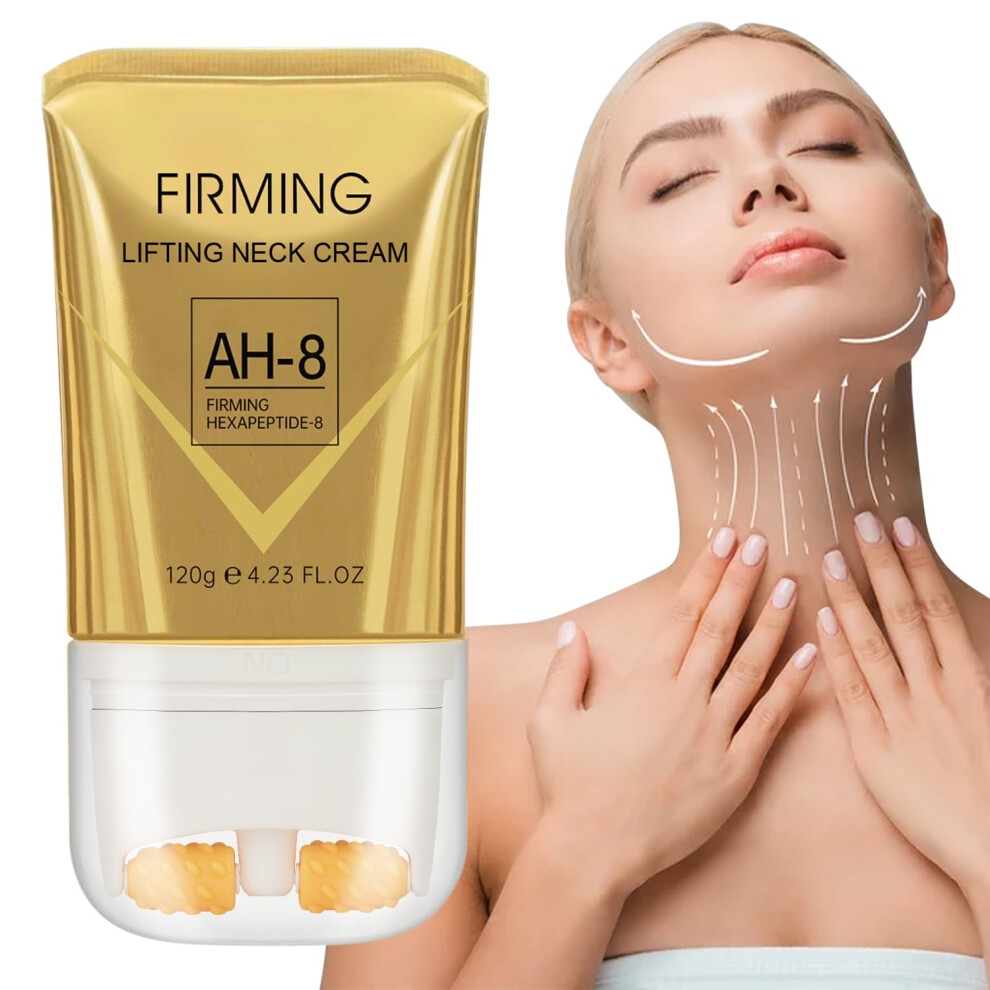 Neck Firming Cream with Roller Applicator for Lifting Support and Deep Hydration