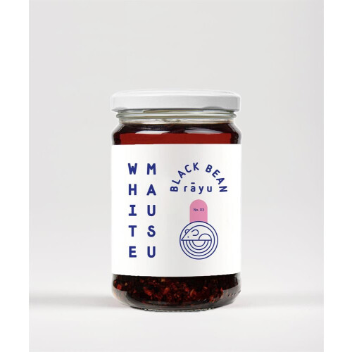 White Mausu Black Bean Rayu 240g