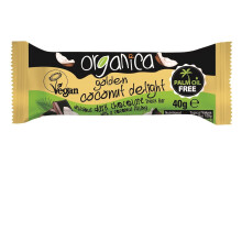 Organica Snack Bars Organic Golden Coconut Delight Vegan 40g