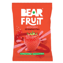 BEAR Fruit Gently Baked Strawberries 35g