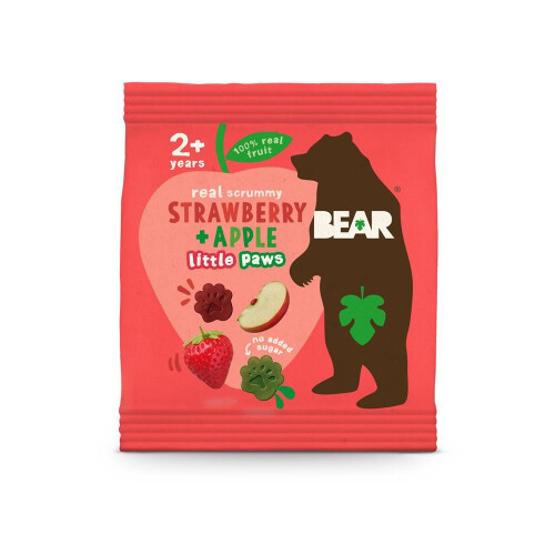 Bear BEAR Paws Strawberry & Apple 20g