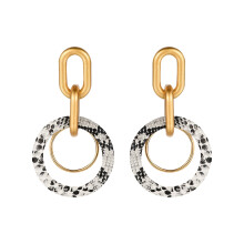 Geometric Earrings, Lightweight and Comfortable to Wear, Acrylic Rectangle Earrings Fashion Acrylic Square Oval Hoop Statement Drop Earrings for