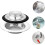 Stainless Steel Kitchen Sink Strainer Stopper with Easy Install for Clog Prevention Dual Function 3