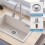 Stainless Steel Sink Strainer AntiClogging RustProof Drain Stopper for Kitchen and Bathroom 3
