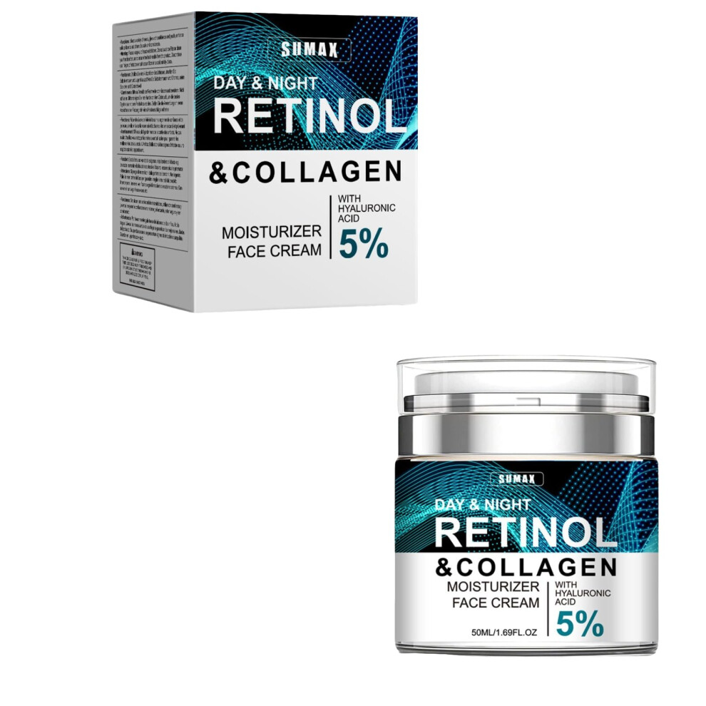 Cream Retinol 50Ml Anti Aging Moisturizer For Fine Lines Wrinkles Hydrating Night Care