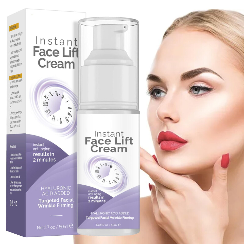 Cream Face Lift With Instant Tightening Serum For Wrinkles, Fine Lines And Sagging Skin
