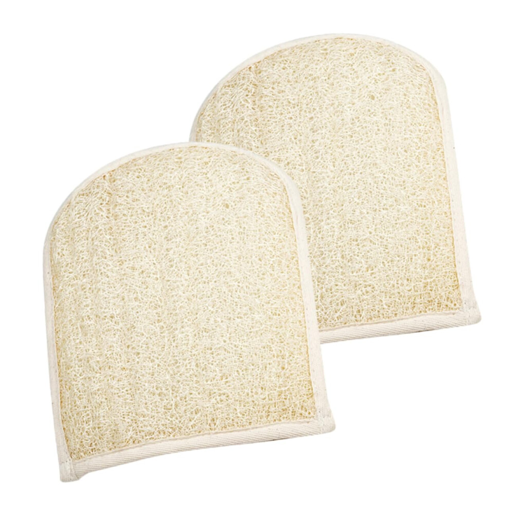 2pcs Exfoliating Gloves Shower Mitt for Deep Cleansing and Dead Skin Removal Body Scrub
