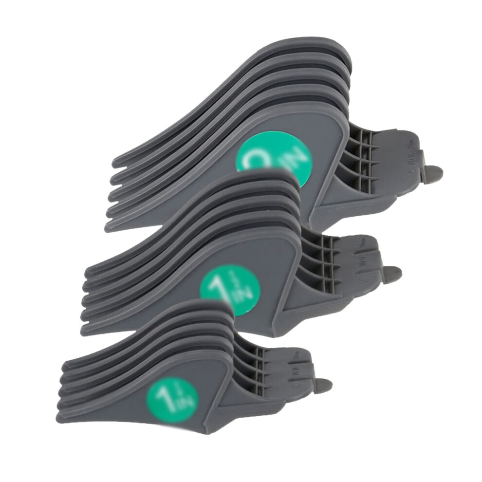 Grey Clipper Guide Combs 3 Pcs Set For Precise Taper Control And Seamless Fade Blending