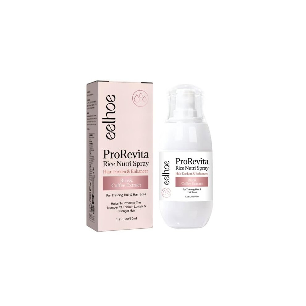 Hair Growth Spray for Thinning Hair with Rice and Coffee Extract, Anti Hair Loss Treatment 50ml