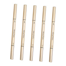 Eyebrow Pencil Set 5 Colors Waterproof DualEnded with Brush LongLasting Makeup for Women