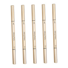 Waterproof Dualended Eyebrow Pencil with Fine Tip Brush for Natural Longlasting Brow Styling – 5pcs