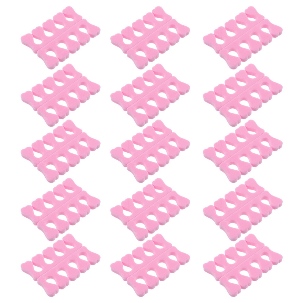 Toe Separators for Pedicure and Manicure, 30pcs Soft Sponge Toe Divider for Nail Art