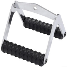 Pulldown Handle For Latissimus Dorsi And Back, Steel & TPE Construction, 360 Degree Swivel, Cable Pulley Model 102