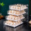 Fridge Storage Box Egg Box Drawers Double Layer Pull Out Stackable Transparent Egg Holder Organiser PET Plastic Egg Tray 4