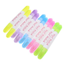 10pcs Refillable Nail Polish Remover Pen for Precise Edge Cleaning and Manicure Correction