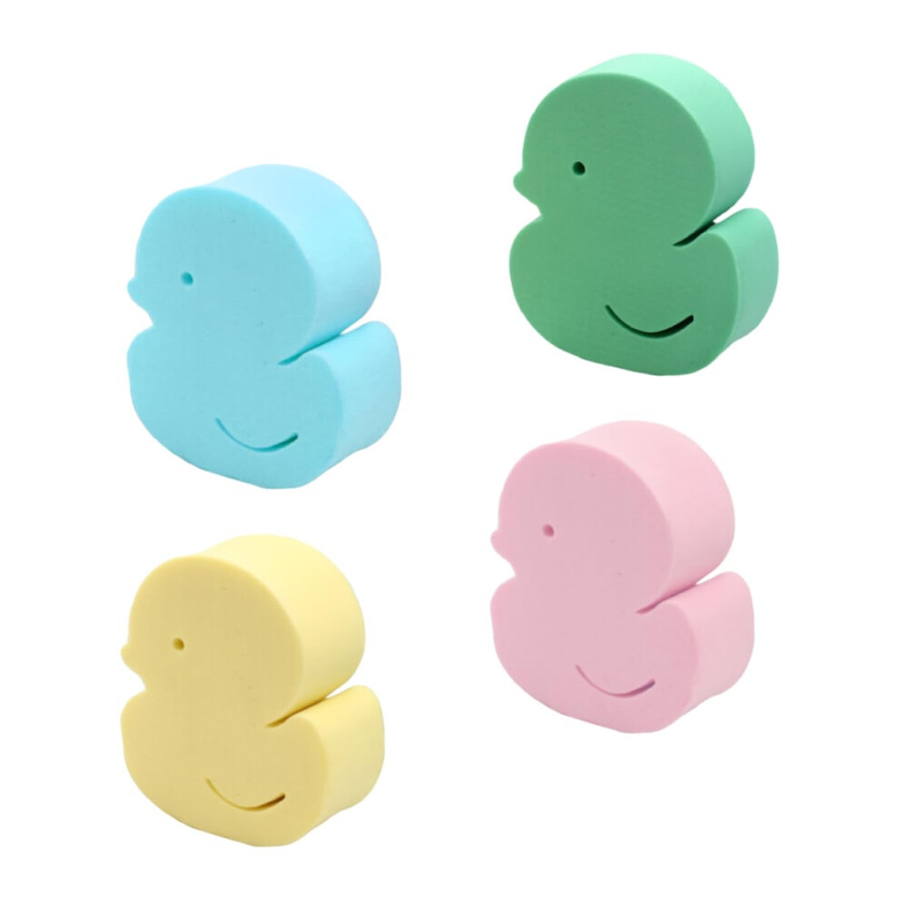 Bath Sponge Set for Kids and Adults, Cute Cartoon Shower Sponges with Gentle Skin Exfoliation