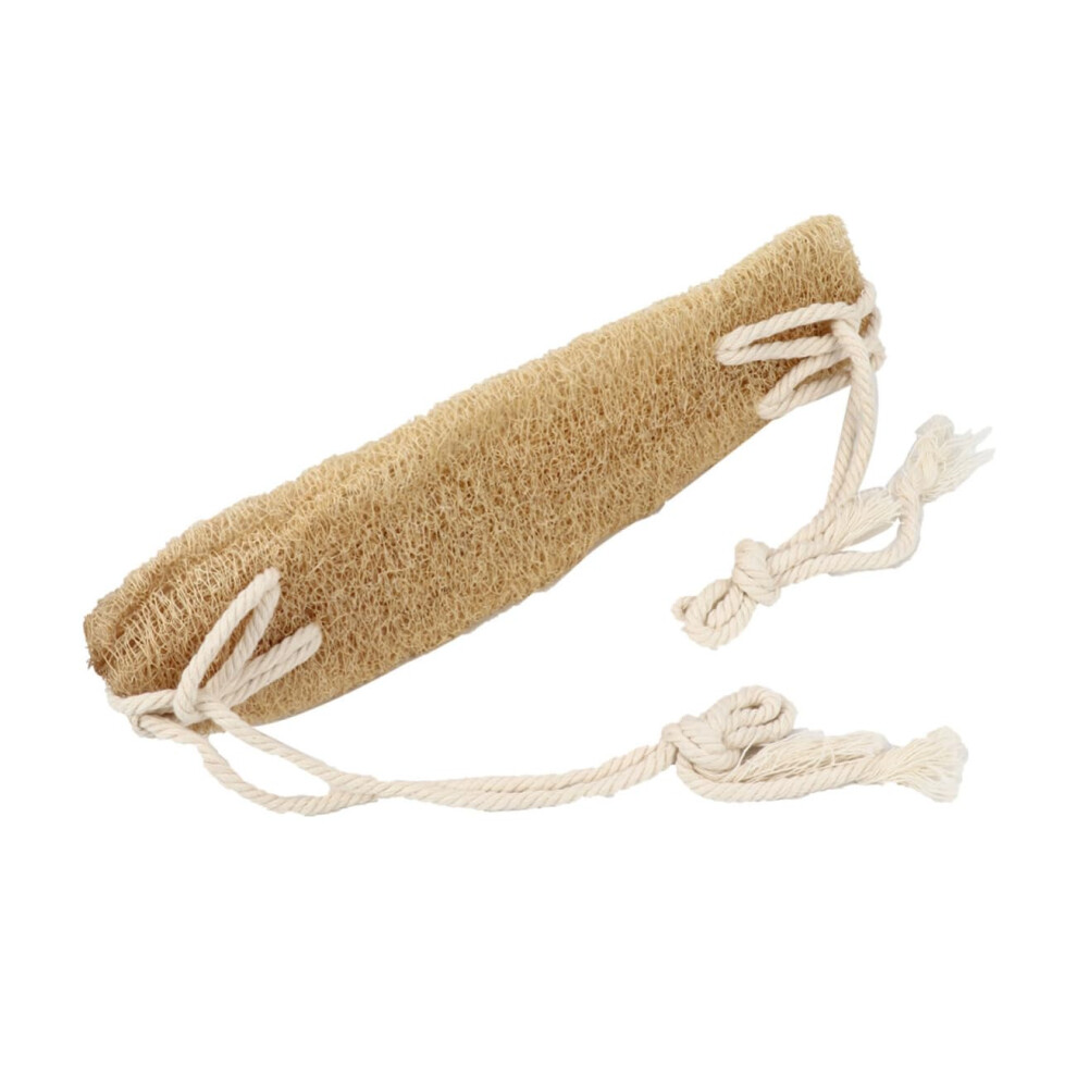 DoubleSided Exfoliating Back Scrubber with Handles Long Strap Loofah for Shower and Bath