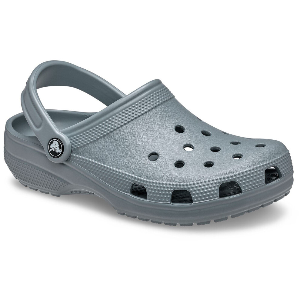 Crocs (, ) Classic Thermoplastic Men's Concrete Clogs