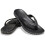 Crocs (, ) Crocs Crocband Rubber Black/Slate Grey Flip Flops 5