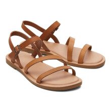 (, ) TOMS Kira Leather Women's Tan Sandals