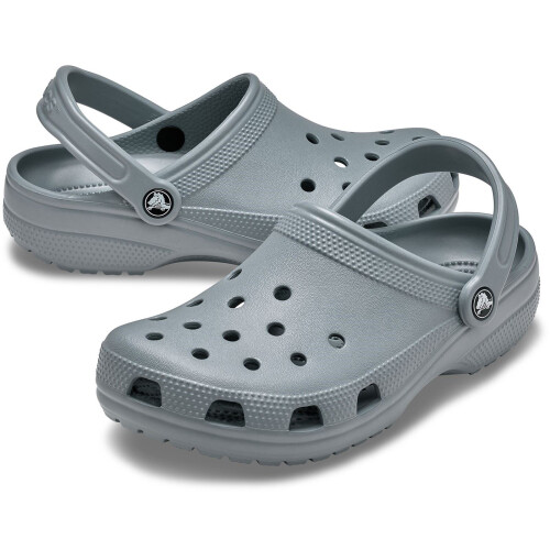 Crocs (, ) Crocs Classic Thermoplastic Men's Concrete Clogs 2