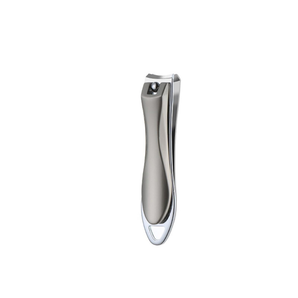 Silver Professional Stainless Steel Nail Clipper With Ergonomic Grip And Precision Blade For Manicure Pedicure