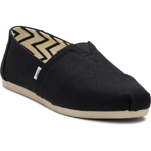 Toms (, ) TOMS Alpargata Cotton Women's Black Espadrilles