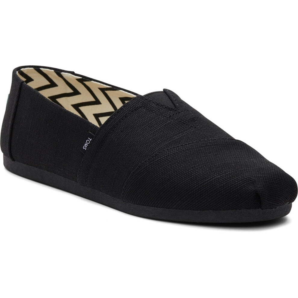 Toms (, ) Alpargata Cotton Men's Black Espadrilles